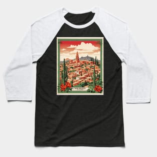 San Miguel de Allende Mexico Tourism Vintage Poster Baseball T-Shirt